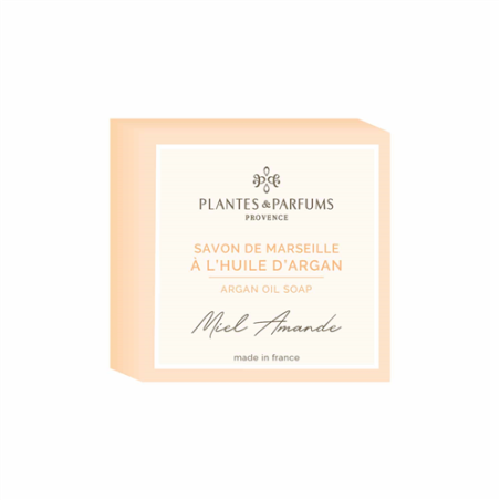  Savon de Marseille à l'huile d'Argan senteur Miel amande - 100g