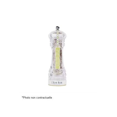 Small Acrylic Mill Sea Salt with Herbs en Provence - 45g