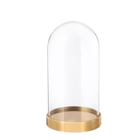 Campana oro per candela profumata - Modello piccolo