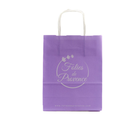 Purple Paper Bag