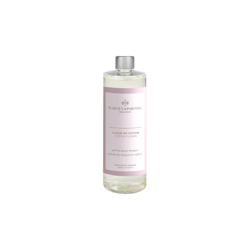 Recharge (Avec Rotins) pour Diffuseur de parfums 200 ml Fleur de coton