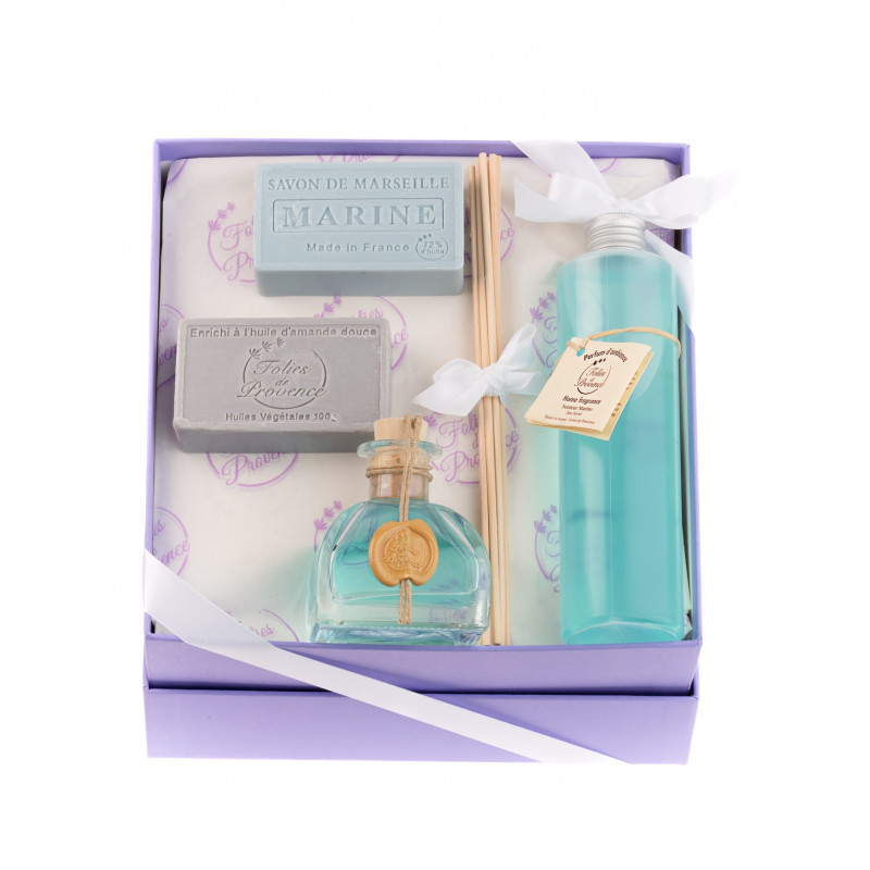 Grand coffret cadeau senteur Marine