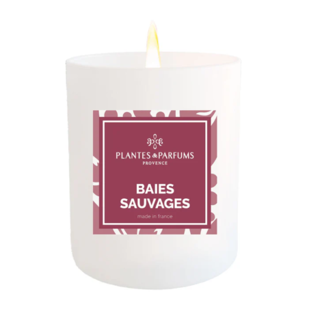 Bougie végétale parfumée Baies Sauvages - 180g