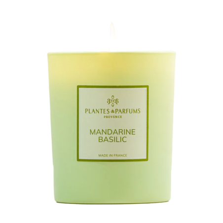 Mandarin and Basil Vegetable Scented Candle - 180g