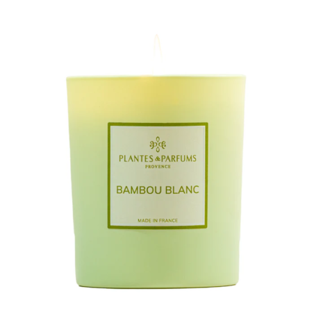 White Bambou Vegetable Scented Candle - 180g
