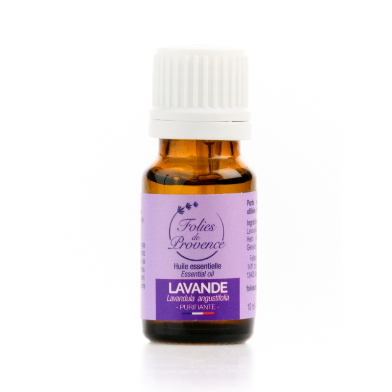Olio Essenziale Di Lavanda Puro 10 Ml - 100% Naturale Dall'Altopiano Francese - Aromaterapia Rilassante E Calmante