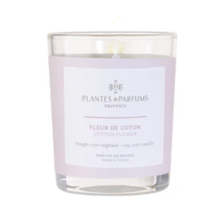 Bougie végétale parfumée Fleur de coton -  75g