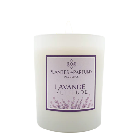  Bougie végétale parfumée à l'huile essentielle de Lavande - 180g
