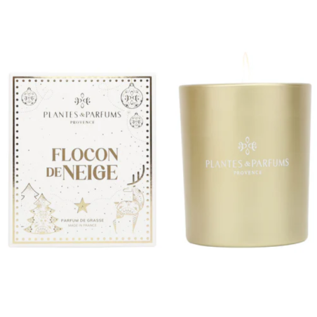 Bougie Végétale Parfumée Flocon de Neige - 180g