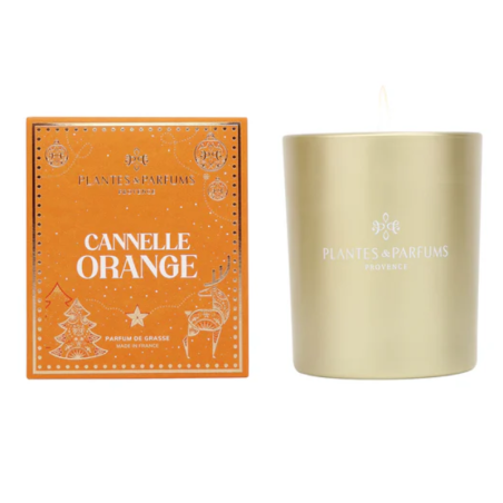 Bougie Végétale Parfumée Cannelle Orange - 180g