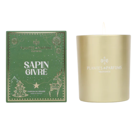 Bougie Végétale Parfumée Sapin Givrée - 180g