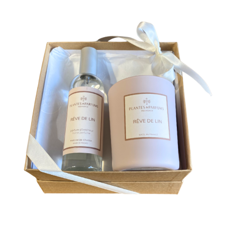 Coffret cadeau ambiance Rêve de lin