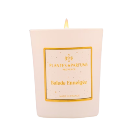 Bougie végétale parfumée Balade enneigée - 70g