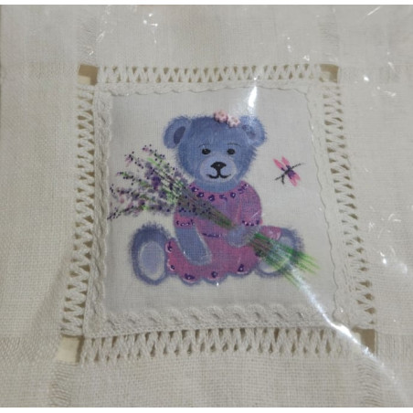 Coussin de Gisèle - Peint à la main