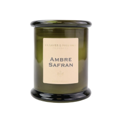 Candela vegetale profumata all’Ambra e allo Zafferano - 260g