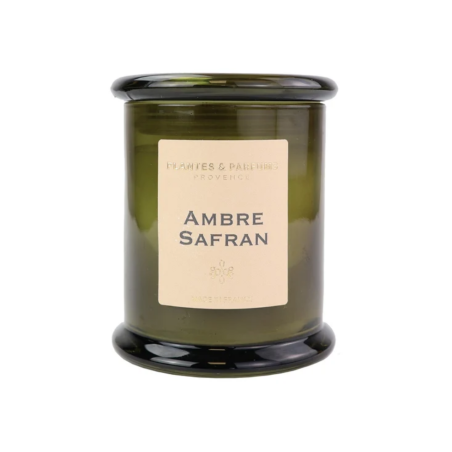 Amber and Saffron Scented Plant-Based Candle - 260g