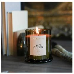Candela profumata vegetale Lino & Cotone – 260 g