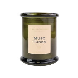 Bougie végétale parfumée Musc & Tonka – 260 g