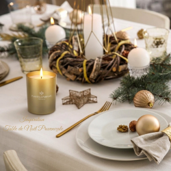 Bougie Végétale Parfumée Sapin Givrée - 180g