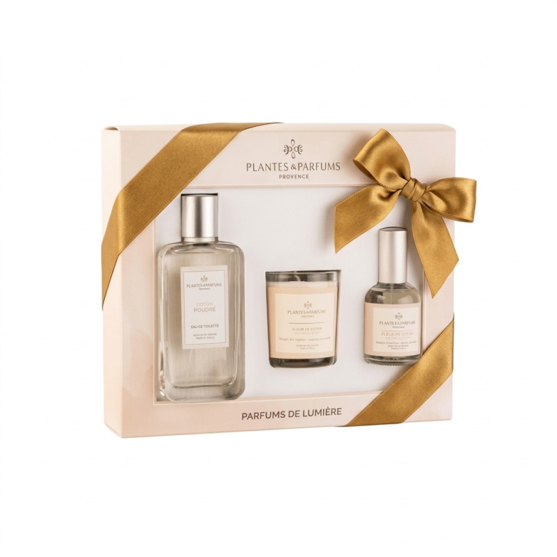 Coffret cadeau senteur Coton Poudré