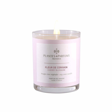 Candela vegetale profumata Fiori di Ciliegio - 180g