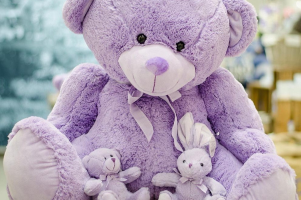 Nounours géant rose - Cadeau D'lys couleurs